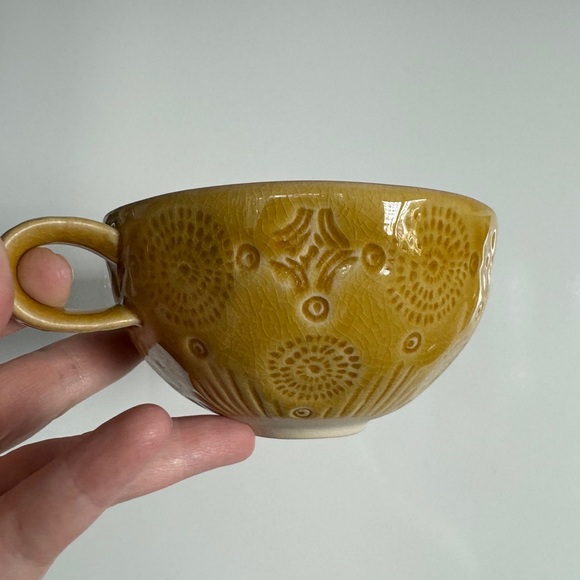 Old Havana Mug Set in Gold Mustard - Picture 3 of 13